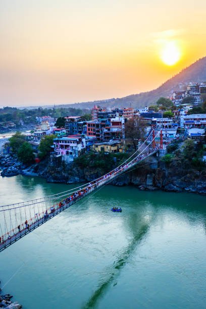 Rishikesh, Uttarakhand, Dusk, Asia, Built Structure
