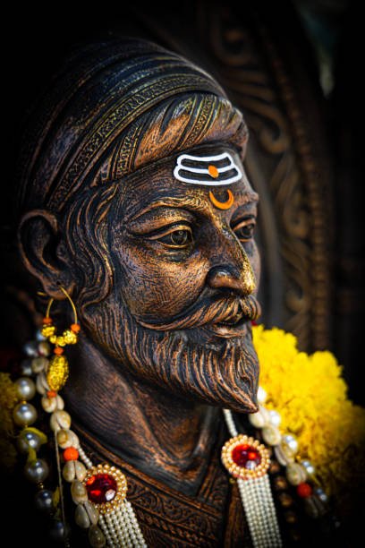 Statue of Chhatrapati Shivaji Maharaj at Raigad Fort