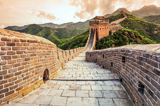 great wall the landmark of china and beijing